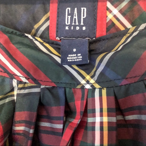 COPY - ADORABLE EUC Gap Kids Plaid Full Skirt, li… - Picture 2 of 2
